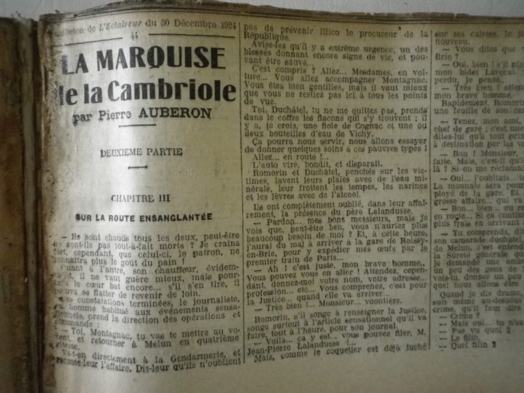 Extract from his "book"